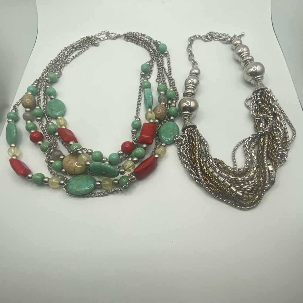 2 Statement Necklaces. - image 1